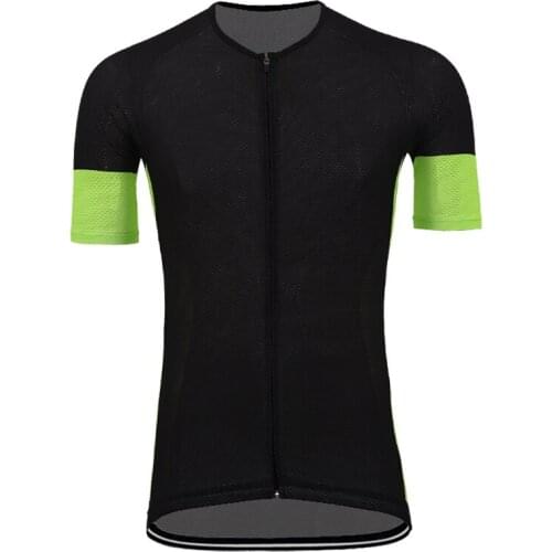 New Mens Black Summer Pro Team Cycling Jersey Short Sleeve Breathable Mountain Road Racing Wear Bike Clothing Quick Dry