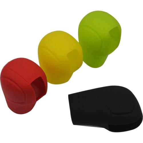 Kutery For Universal Decoration Auto Silicone Case Gear Head Shift Collars Shift Knob Grips Cover Accessories