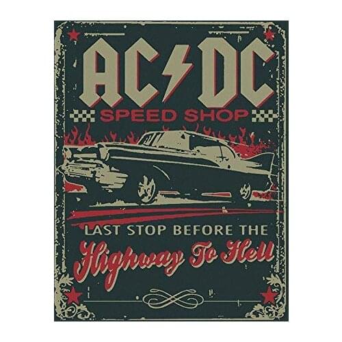 Kopoo Highway Poster,Tin Sign Vintage Funny Creature Iron PainTing Metal Plate Novelty