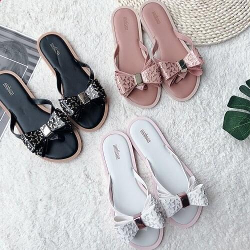 Melissa Summer Flip Flop Sweet 2020 New Women Slippers Brand Jelly Shoes Melissa Brazilian Female Jelly Shoes Flip Flop