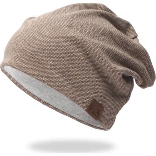 Fashion Beanies Casual Cap Thermal Elastic Knitted Cotton Warm Hat Unisex Street Style Hip Hop Sports Headwear