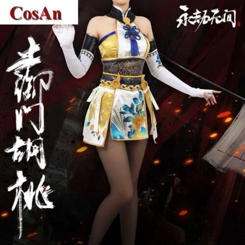 New Game Naraka: Bladepoint Hu Tao Cosplay Costume Fahsion Lovely Battle Uniform Female Activity Party Role Play Clothing S-3XL