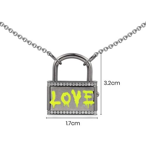 New summer 925 sterling silver lockhead pendant for lovers, Valentines Day, free shipping