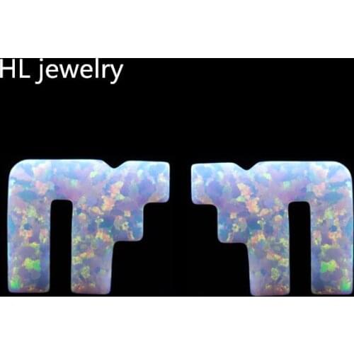 Hill-san Lotus Wholesale Special Shape 10*12mm Op17 Synthetic Fire White Opal Hay Shape OPal Beads