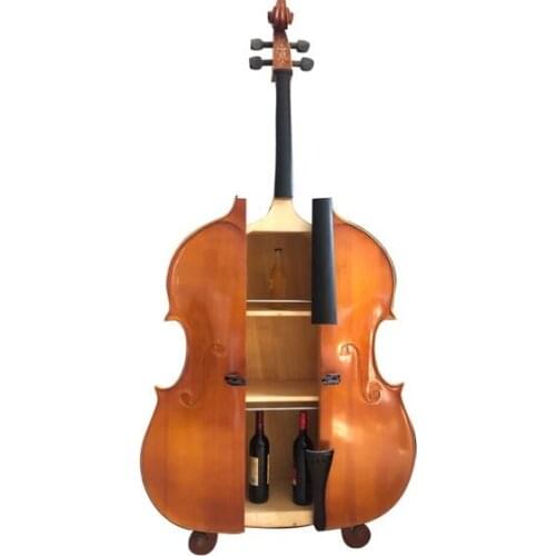 Bess wine cabinet panel pine, fingerboard Maple material, wine cabinet can be customized color