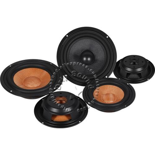 2pcs 5"/6.5" Inch Speaker Passive Radiator Voice Aid Horn Woofer Diaphragm Radiator Auxiliary Bass