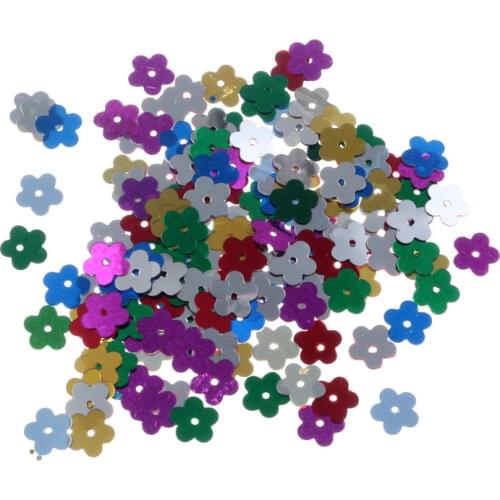 30g Perforated Flower Lentejuelas/Loose Sequins Paillette Sewing Craft For Decoration Garment Dress Cloth Embroidery Accessories