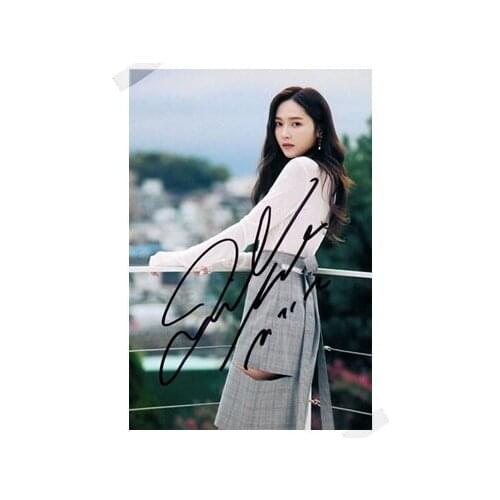 Signed Jessica Jung Soo Yeon autographed photo K-POP 6 inches free shipping 102017C