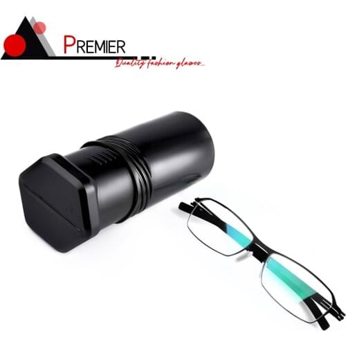 German Brand Design Handmade Oval Glasses frame Ultra-light Screwless Business Prescription Reading Eyeglasses With Original Box