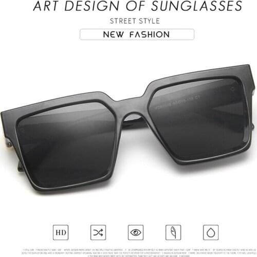 Black New Square Polarized Sunglasses Men Women Ultralight Glasses Frame Sports Style Sun Glasses Outdoor Sport Fishing Goggles