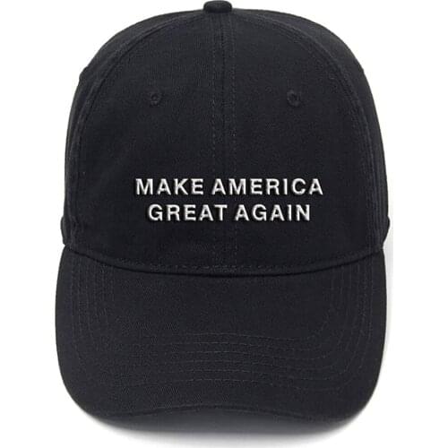 Yprerazy Make America Great Again Washed Cotton Adjustable Men Women Unisex Hip Hop Cool Flock Printing Baseball Cap