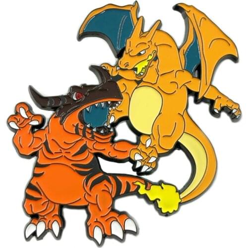 Anime TV Dinosaur Hard Enamel Pins Brooch Collecting Cartoon Lapel Badges Men Women Fashion Jewelry Gifts Adorn Backpack Collar