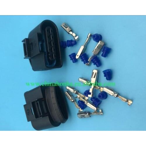 1/2/5/10/20 pcs/lots 5 Pin/Way MAF Mass Air Flow Plug Connector MK4 Beetle TDI ALH 1J0 973 999 A with wire or without wire