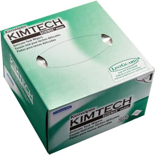10pcs/lot 210 x 110mm Kimtech Kimwipes Delicate Task Wipes 280 Pieces Per Box For Optical Components Free Shipping