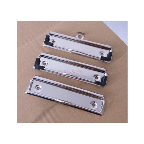 10pcs Clip Metal Stainless Steel Clip Menu Universal Exhibition Board Flat Head Drawing Clip