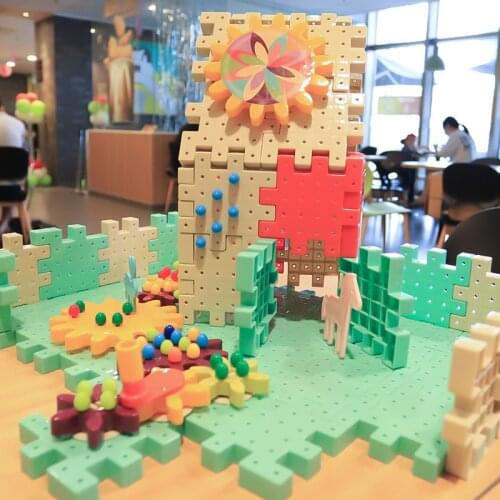 168-368 PCS Gears Block 3D Model Building Kits DIY Car Model Plastic Brick Blocks Educational Toys For Kids Children Gifts