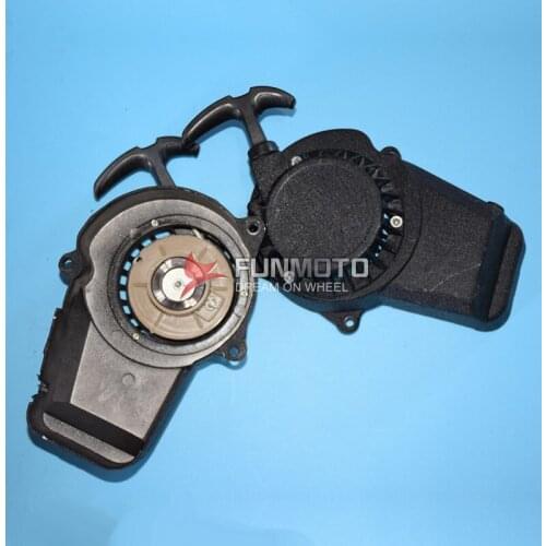2 PIECES ALLOY HAND PULL STARTER FOR MINI DIRT BIKE MINI QUAD BRAND LIYA HIGH PER OR NITRO