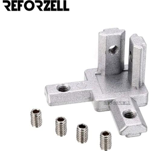 L type 3-dimensional bracket 2020 Concealed 3-way corner connector EU standard 20 series Aluminum Profile parts