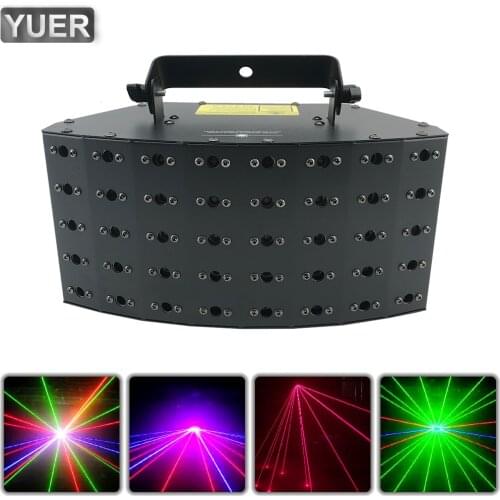 40 Eye RGB Beam Scanning Effect Laser Light Music Control DMX DJ Disco Stage Party Prom Club Dance Floor Indoor Laser Projector