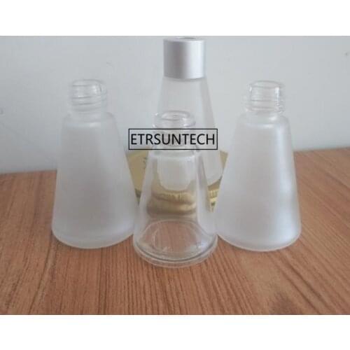 50ML Fashion Portable Transparent frosted Glass Perfume Bottle Empty Aromatherapy bottle For home F1821