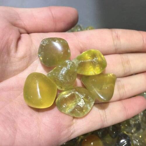 6pcs Natural citrine quartz crystal tumbled set natural quartz crystals energy stone for healing