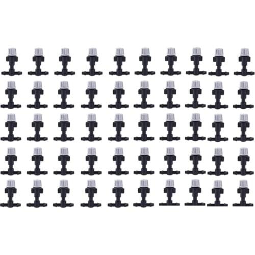 AD55 50X Spray Water Fog Misting Nozzle Gardening Water Cooling System Greenhouse Plants Spray Sprinkler Head Sprayer Nozzle