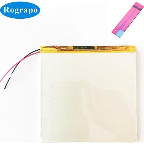New 3.7V 5000mAh Tablet PC Battery For Prestigio Multipad Wize 3108 3G PMT3108-3G Accumulator 3 Wire