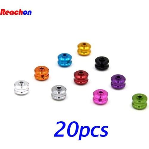 Free Shipping 20PCS Aluminum Alloy Titanium Shaft Stopper Axle Locker Spare Parts For DIY Tamiya Mini 4WD Car Model 94326/10308
