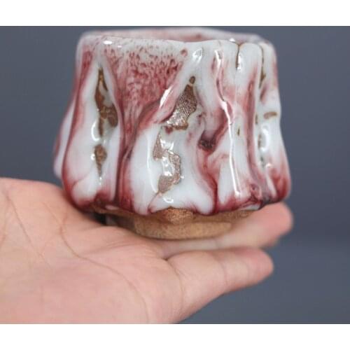 Rough Pottery Firewood Fired Tea Cup Ceramics Tea Master Cup High Quality Tea Accessories