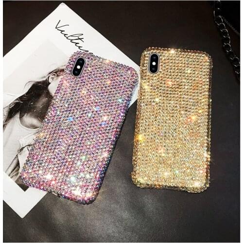 Full Diamond Rhinestone Case For Samsung A51 A71 A32 A52 A10 A10E A20 A20S A20E A30 A40 A50 A70 A01 M10 M20 M30 M11 A21 A31 A41