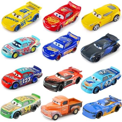Disney Pixar Cars 3 New Lightning McQueen Jackson Storm Cruz Ramirez Diecast Alloy Car Model Childrens Day Gift Toy For Kid Boy