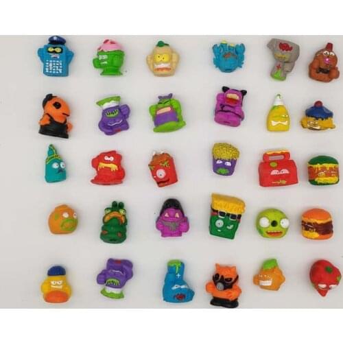 10PCS/LOT Anime Action Figures Toys Garbage Grossery Gang Toys Mini Model Toy Action Figures Dolls For Children