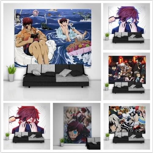 Blood Blockade Battlefront Libra Tapestry Art Wall Hanging Sofa Table Bed Cover Home Decor Dorm Gift