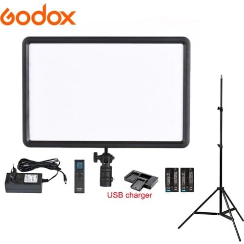 Godox LEDP-260C Dimmable 260 LED Video Light with Adjustable Color Temperature 3300K-5600K for DSLR Camera Camcorder