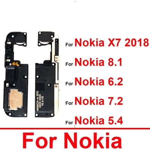 Loud Speaker Sound Ringer For Nokia 6.2 7.2 9 X7 2018 8.1 LouderSpeaker Speaker Buzzer Replacement Parts