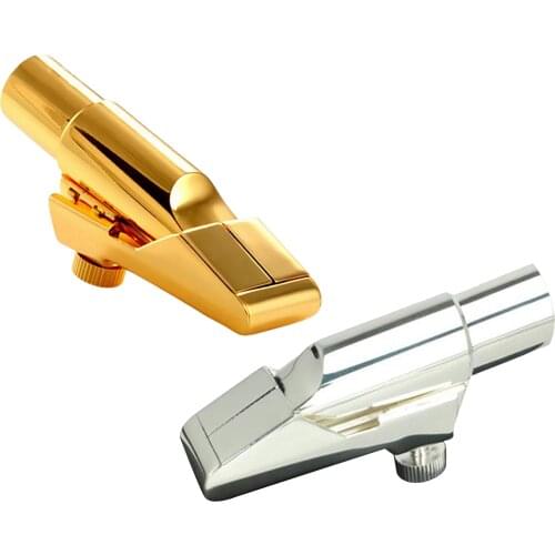 Alto Saxophone Mouthpiece with Ligature, Cap for Professionals and Beginners Gold/Silver Musical Instruments Spare Part