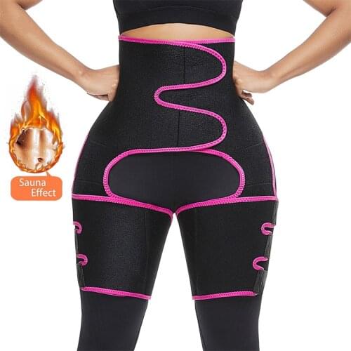 SJASTME Neoprene Sweat Body Shaper Legs Shaper Waist Shaper Fat Reduce Shaping Thigh Trimmer Butt Lifting Slimming Belt Panty