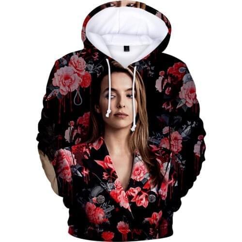 2020 Newest 3D Killing Eve Hoodies Men/Women Fashion Casual Sweatshirt Harajuku Style Killing Eve Mens Hoodie Pullover Hooded
