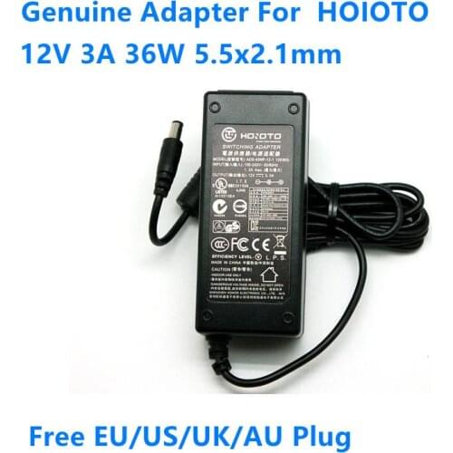 Genuine 12V 3A 36W ADS-45NP-12-1 ADS-65LSI-12-1 12036G Power Supply AC Adapter For Hikvision Dahua Monitoring Video Recorder