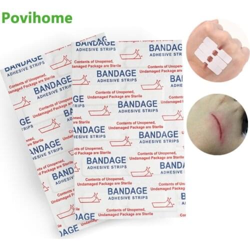 10/20/30Pcs Zipper Band-aid Painless Wound Closure Device Without Needles Suture-free Wound Dressing Patch Emergency Band Aid
