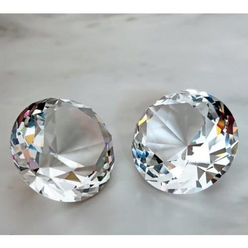30mm Transparent Diamonds,crystal Glass and Diamond Ornaments,modern Minimalist Desktop Counter Decorations and Accessories