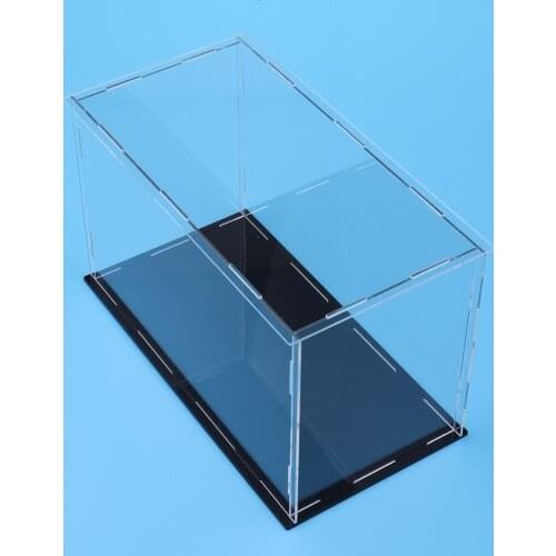 9x4x4 "Clear Acrylic Display Case Assembled Model Dustproof Box
