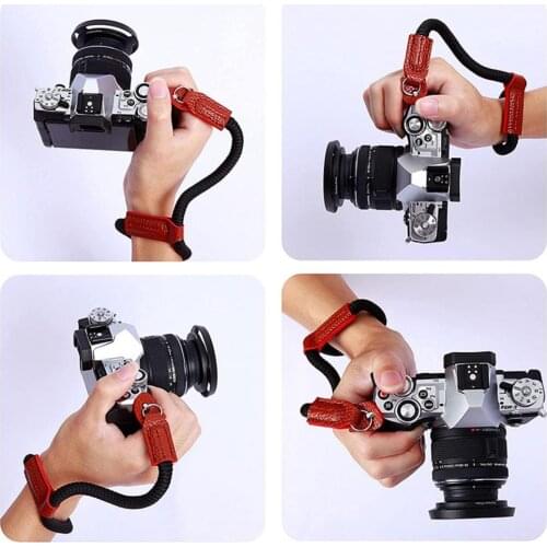 Adjustable Rope Wrist Band Hand Strap for Canon Fujiflm for Fuji Olympus Sony NikonPanasonic Mirrorless Compact Camera Strap