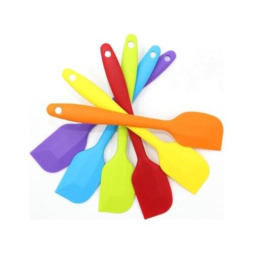 Multicolor Food Grade Non Stick Butter Cooking Silicone Spatula Set Cookie Pastry Scraper Cake Baking Spatula Silicone Spatula