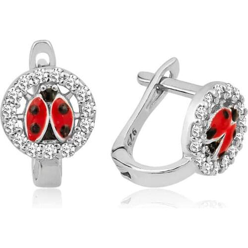 Tevuli 925 Sterling Silver Ladybug Kids Tag