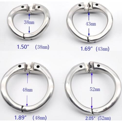 Only Extra Separate Accessory Ring For Metal Openable Ring Design Male Chastity Device Penis Ring Vent Hole Cock Cage Sex Toys
