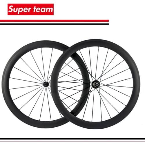 Superteam carbon fiber clincher wheelset 700C 50C-23 Bike Wheel
