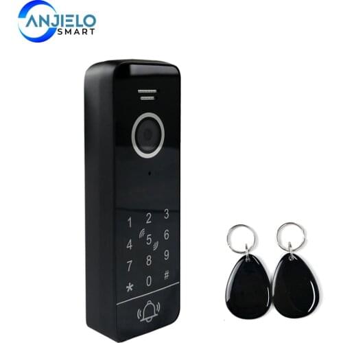 AHD 960P Wired Full Touch Screen Video Door Phone Doorbell Outdoor Unit Support Password Unlock Work with IP Wifi Monitor