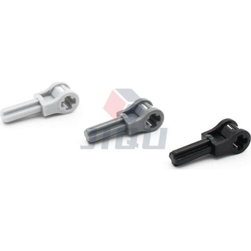 High-Tech Parts Axle 2 with Reverser Handle Axle Connector Brick 6553 MOC Car Spaceship Model Building Blocks Bulk Accessory Toy