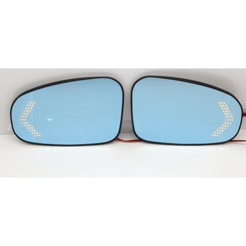 Blue Mirror Glare Proof Mirror Turn Signal Lamp Heated Rearview Mirror For Toyota Prius Mark X Reiz Avensis Avalon Wish Reiz